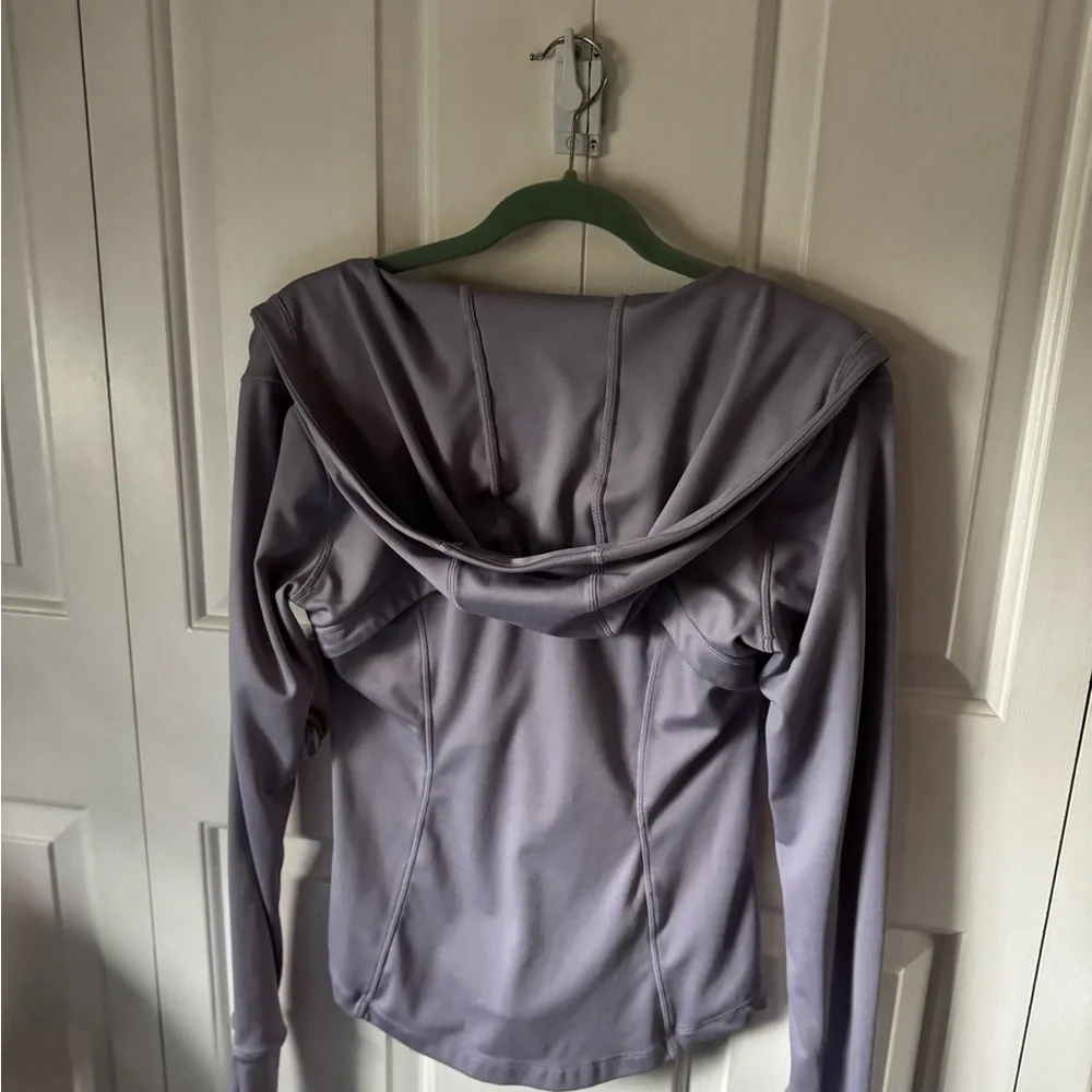 90 Degree By Reflex Light Purple Zip-Up Jacket stretchy - Picture 3 of 7